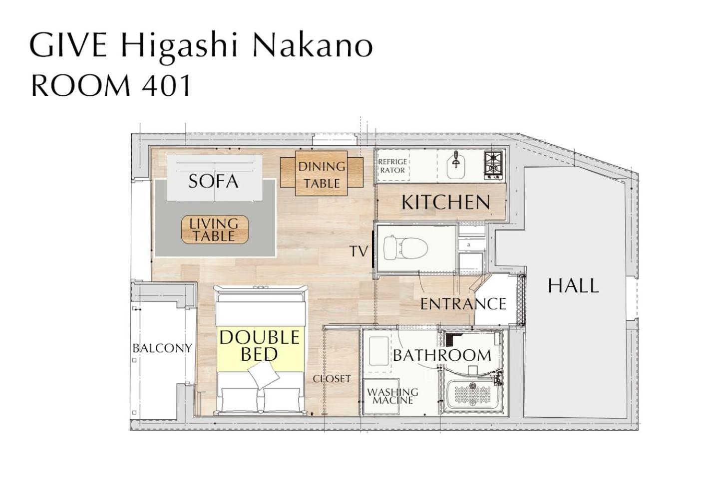 Give Higashi Nakano Tokyo Exterior photo